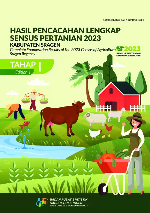 Hasil Pencacahan Lengkap Sensus Pertanian 2023 - Tahap I Kabupaten Sragen