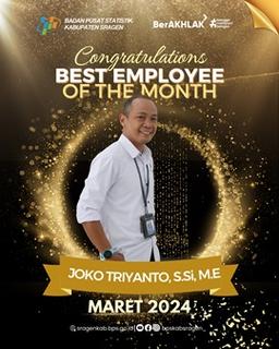 Best Employee of the month - Maret 2024