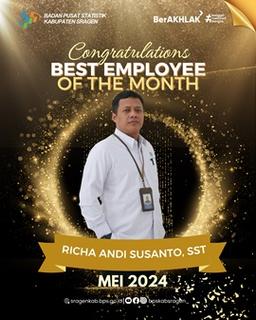 Best Employee of the month - Mei 2024